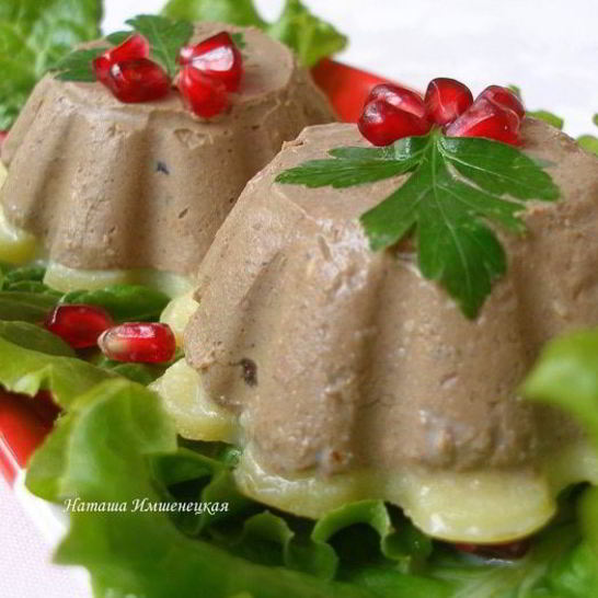 Рецепт паштета из куриной печени с черносливом и орехами