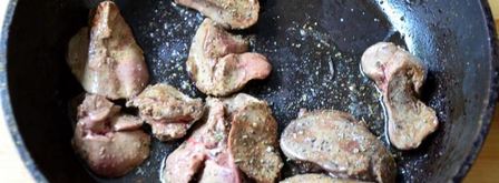 паштет из куриной печени с горохом нут. Шаг 2