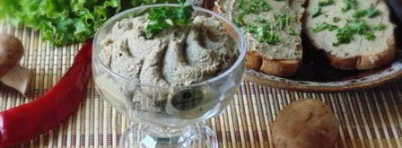 паштет из куриной печени с грибами. Шаг 11