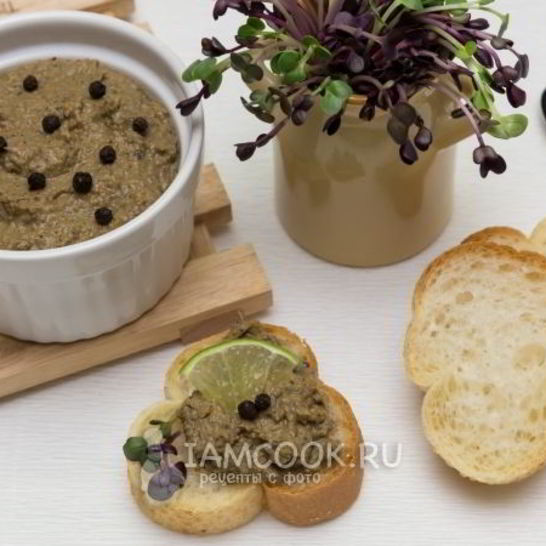 Рецепт паштета из куриной печени с овощами