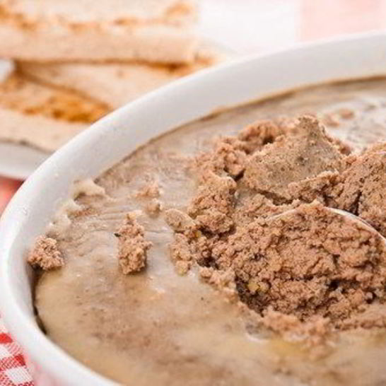 Рецепт паштета из куриной печени с сыром и чесноком