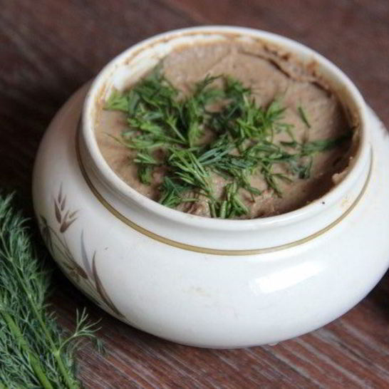 Рецепт паштета из печени кролика