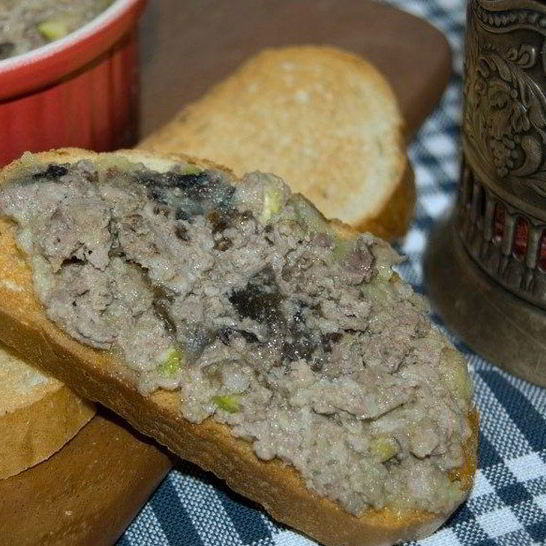 Рецепт паштета из утки с черносливом