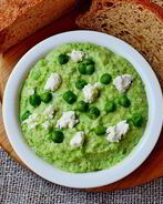 Паштет из зеленого горошка