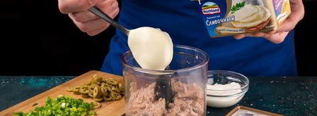 паштет с плавленым сыром. Шаг 4