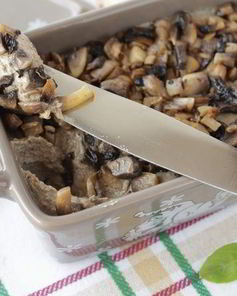 Печеночный паштет с грибами