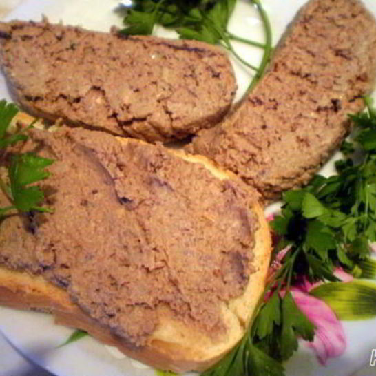 Рецепт печеночного паштета с яблоками