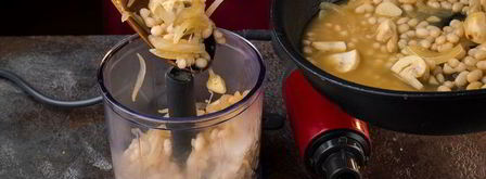 постный фасолевый паштет. Шаг 5