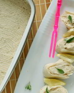 Постный паштет из фасоли