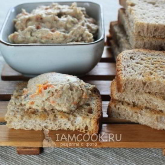 Рецепт селедочного паштета с морковью и луком