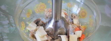 селедочный паштет с морковью и луком. Шаг 5