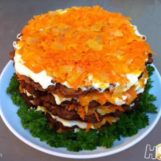 Рецепт печеночный торт