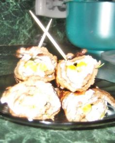 Печеночные рулетики