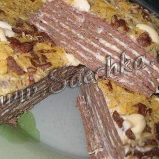 Рецепт торта из куриной печени