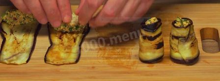 пхали и баклажаны с орехами. Шаг 13