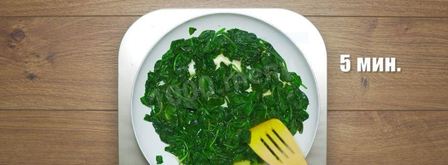 пхали и баклажаны с орехами. Шаг 6