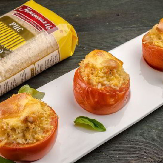 Рецепт помидоров, фаршированных рисом и креветками