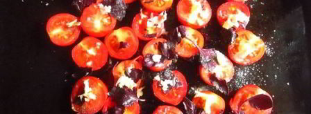 помидоры с моцареллой в духовке. Шаг 4