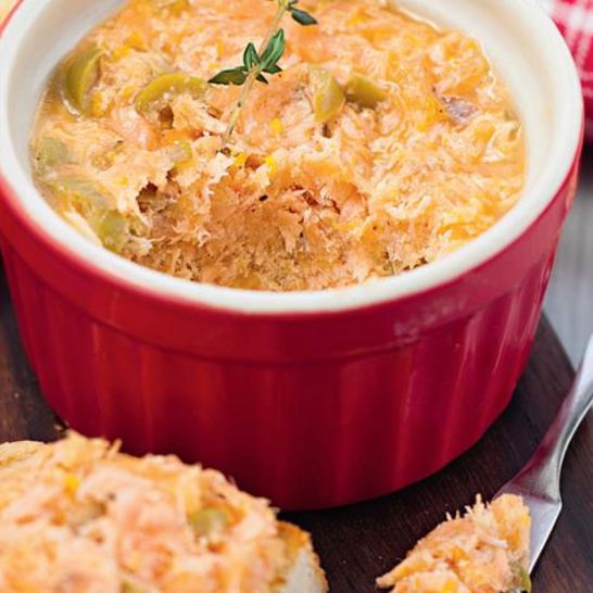 Рецепт рийета из форели с оливками