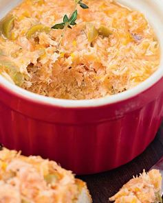 Рийет из форели с оливками