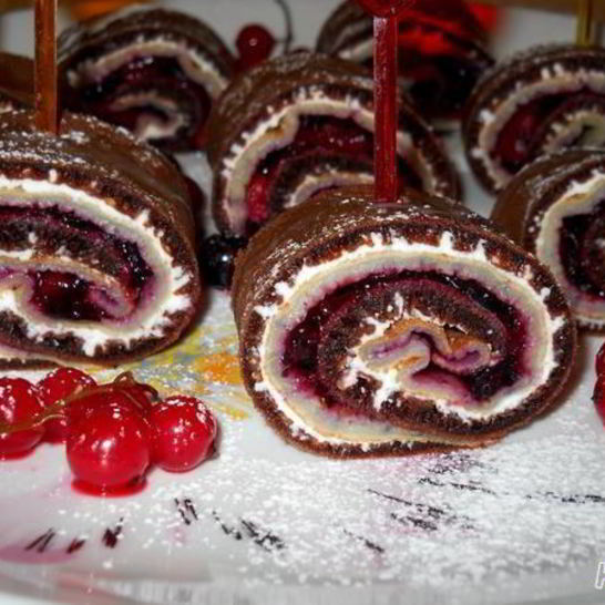 Рецепт блинных роллов инь и янь с двойной начинкой