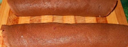 блинные роллы инь и янь с двойной начинкой. Шаг 8