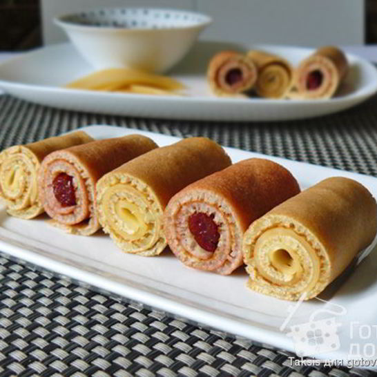 Рецепт блинных роллов