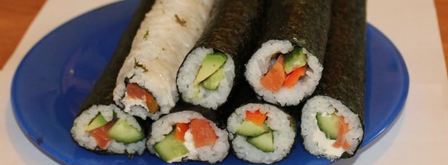 домашние роллы и нигири суши. Шаг 9