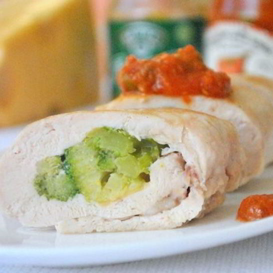 Рецепт куриных роллов с брокколи и сыром