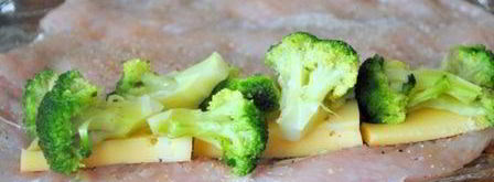 куриные роллы с брокколи и сыром. Шаг 3