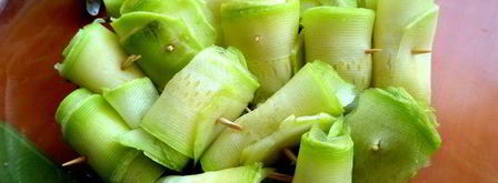 маринованные роллы из молодых кабачков. Шаг 19