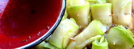 маринованные роллы из молодых кабачков. Шаг 20