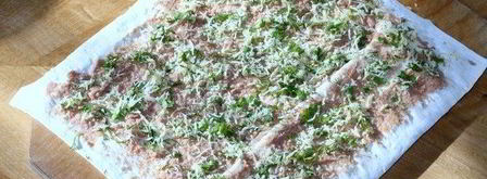 ролл пшеничный с паштетом из тунца. Шаг 9