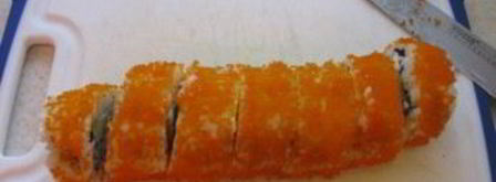 ролл с лососем. Шаг 5