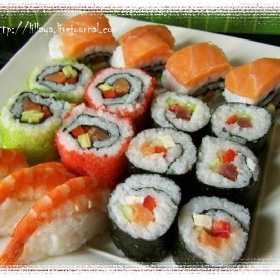 Рецепт роллов ассорти