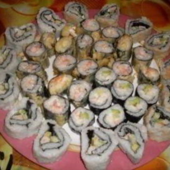 Рецепт роллов горячих с креветками и майонезом