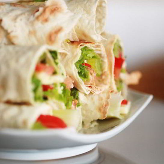 Рецепт роллов из овощей в лаваше