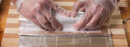 роллы радуга. Шаг 12