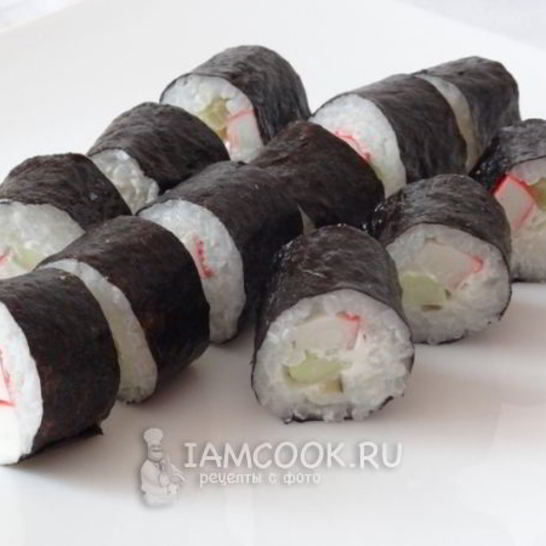 Рецепт роллов с крабовыми палочками