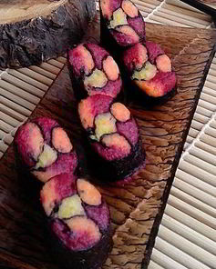 Роллы с сельдью