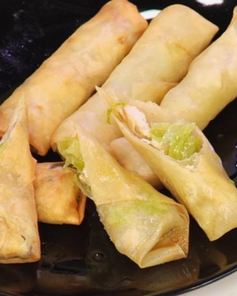 Спринг-роллы с грибами