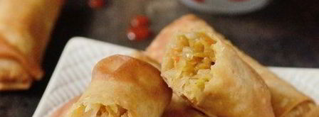 спринг-роллы с капустой. Шаг 4