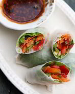 Спринг-роллы с овощами