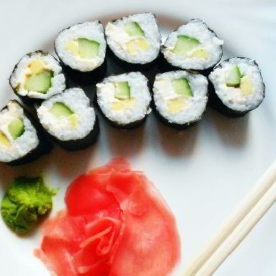 Рецепт вегетарианских суш и роллы
