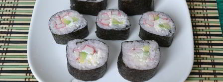 запеченные роллы с крабовыми палочками. Шаг 13