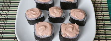 запеченные роллы с крабовыми палочками. Шаг 14