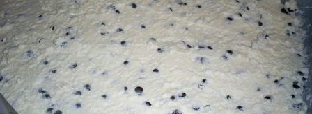 быстрый шоколадно-творожный рулет. Шаг 2