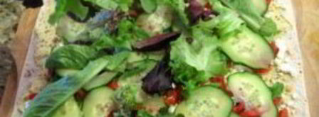 горячий рулет из лаваша. Шаг 2