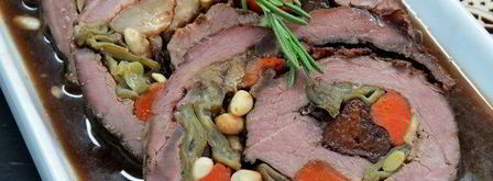 говяжий рулет в винном соусе. Шаг 12