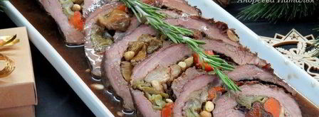 говяжий рулет в винном соусе. Шаг 13